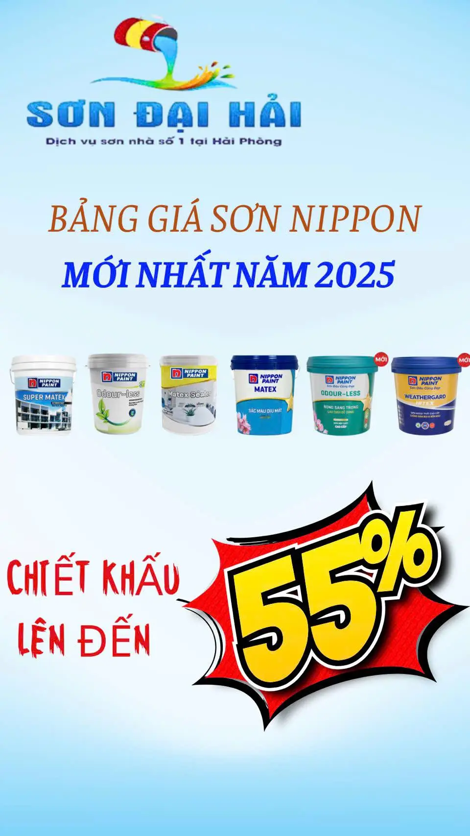 BÁO GIÁ SƠN NIPPON MỚI NHẤT 2025 – CẬP NHẬT TẠI SƠN ĐẠI HẢI